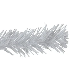 9' X 12" White Crystal Spruce Artificial Christmas Garland - Unlit