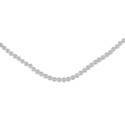 15' X .25" White Pearl Beaded Christmas Garland